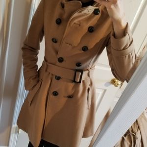 Camel dress coat